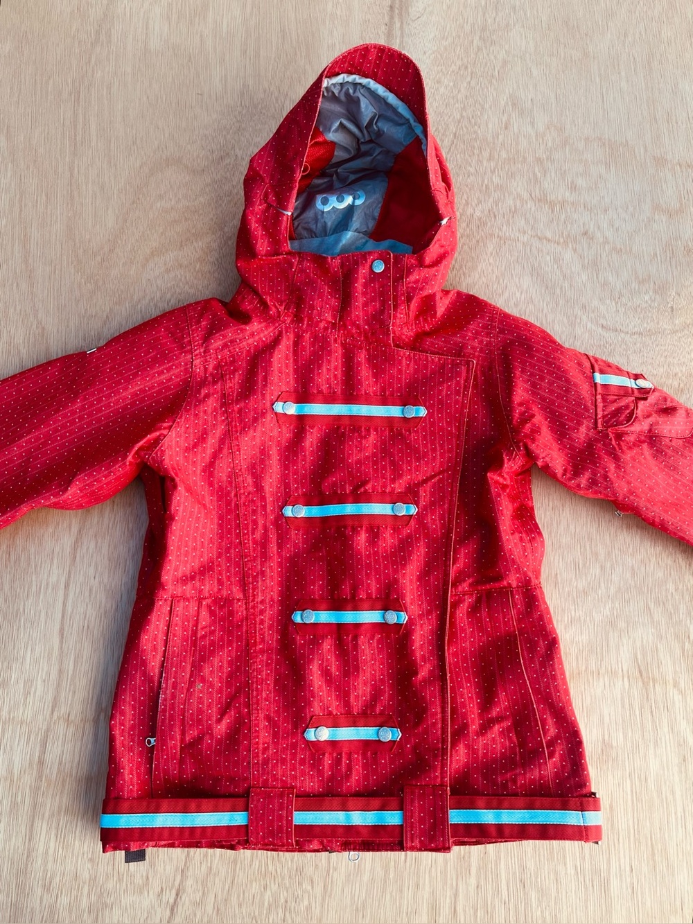 686 WOMEN'S Jacket Coat SMARTY Red Ski Snowboard Michael Akira West Rare